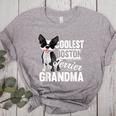Coolest Boston Terrier Grandma Dog Women's Heather T-Shirt Athletic Heather