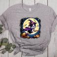 Cute Boston Terrier Halloween Costume Dog Lover Women Girls Women's Heather T-Shirt Athletic Heather