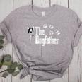 The Dogfather Boston Terrier Dog Dad Tshirt Idea Women's Heather T-Shirt Athletic Heather