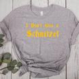 I Don't Give a Schnitzel T-Shirt Women's Heather T-Shirt Athletic Heather