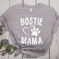 Fun Bostie Mama Dog Lover Apparel Boston Terrier Mom Women's Heather T-Shirt Athletic Heather