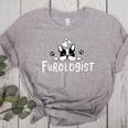Furologist Puppy Stylist Cute Dog Groomer Men Women Women's Heather T-Shirt Athletic Heather