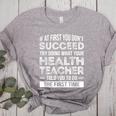 Health Teacher Tshirt Appreciation For Men Women Women&#x27;s Heather T-Shirt Athletic Heather