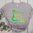 Kids My Nonna Loves Me Dinosaur Grandson Women's Heather T-Shirt Athletic Heather