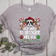 Most Likely Decorate Her Boston Terrier Dog Ugly Christmas Women's Heather T-Shirt Athletic Heather