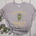 Mary Shelley's Monster Fan Club Gothic Horror Parody Women's Heather T-Shirt Athletic Heather