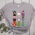 Pig Spooky Ghost Witch Boo-Jee Horror Pumpkin Pig Halloween Women's Heather T-Shirt Athletic Heather