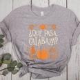 Que Pasa Calabaza Shirt Spanish Teacher Women&#x27;s Heather T-Shirt Athletic Heather