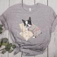 Sleepy Boston Terrier Pajama Men Women Kids Women's Heather T-Shirt Athletic Heather