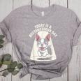 Today Is A Boston Terrier Day Cute Dog Lover Cartoon Women's Heather T-Shirt Athletic Heather