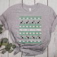 Ugly Sweater Boston Terrier Dog Christmas Dog Lover Xmas Men Women Kids Women's Heather T-Shirt Athletic Heather