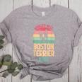 Worlds Best Boston Terrier Aunt Women's Heather T-Shirt Athletic Heather