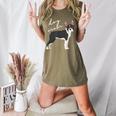 Boston Terrier Dog Mom Woman Women Women's Heather T-Shirt Heather Olive
