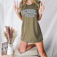 Cute Wildflower School Psych Teacher School Psychologist Women&#x27;s Heather T-Shirt Heather Olive