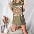 Teaching Future Artists For Art Teachers And Lovers For Men Women Girls Kids Women&#x27;s Heather T-Shirt Heather Olive