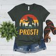 Bigfoot Sasquatch Prost Retro Bavarian Oktoberfest Men Women Women's Heather T-Shirt Heather Forest