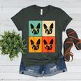 Bostie Dog Lover Boston Terrier With Sunglasses For Men Women Girls Kids Women's Heather T-Shirt Heather Forest