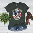 Boston Bull Terrier Women Boston Terrier Dog Mom Women's Heather T-Shirt Heather Forest