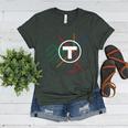 Boston T Subway Map Vintage MBTA Women's Heather T-Shirt Heather Forest