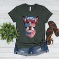 Boston Terrier 4th Of July US Merica Bostie Dog Patriotic For Men Women Kids Women's Heather T-Shirt Heather Forest