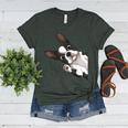 Boston Terrier Bostie Dog Kids Boys Girls Women's Heather T-Shirt Heather Forest