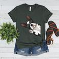Boston Terrier Bostie Dog Kids Men Women's Heather T-Shirt Heather Forest