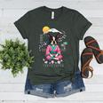 Boston Terrier Boston Bull Terrier Women's Heather T-Shirt Heather Forest