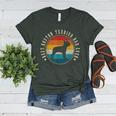 Boston Terrier Dad Retro Vintage Dog Bostie Dad Men Women's Heather T-Shirt Heather Forest