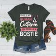 Boston Terrier Dog Bostie Halloween Costume Dog For Kids Women's Heather T-Shirt Heather Forest
