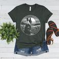 Boston Terrier Dog Nature Scene Graphic Art Men Women Girls Kids Women's Heather T-Shirt Heather Forest