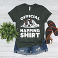 Boston Terrier Dog Official Sleeping Shirt Men Women Kids Women's Heather T-Shirt Heather Forest
