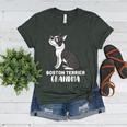 Boston Terrier Dog Owner Grandma Women's Heather T-Shirt Heather Forest