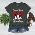 Boston Terrier Grandma Dog Owner Boston Terrier For Men Women Women's Heather T-Shirt Heather Forest