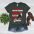 Boston Terrier Mom American Gentleman Dog Mother's Day Women's Heather T-Shirt Heather Forest