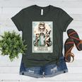 The Boston Terrier Mom Skeleton Spooky Season Halloween Women's Heather T-Shirt Heather Forest