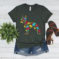 Boston Terrier Tacos Mexican Cinco De Mayo Taco Women's Heather T-Shirt Heather Forest