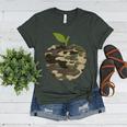 Camo Apple Camouflage Clothing School Student Camo Teacher Men Women Kids Women&#x27;s Heather T-Shirt Heather Forest