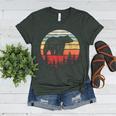 Catch Some Rays Vintage Retro Grizzly Bear Women's Heather T-Shirt Heather Forest