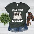 Cute Boston Terrier Need More Sleep Pajamas Nightgown Women's Heather T-Shirt Heather Forest
