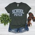 Cute Wildflower School Psych Teacher School Psychologist Women&#x27;s Heather T-Shirt Heather Forest