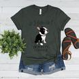 Life Is Better With A Boston Terrier Dog For Lover Women's Heather T-Shirt Heather Forest
