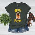 Lovely Harry Pugger Pug Women's Heather T-Shirt Heather Forest