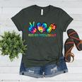 Peace Love Physical Education Tie Dye Sports PE Teacher Women&#x27;s Heather T-Shirt Heather Forest