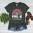 Pre-K Teacher Cute Pre Kindergarten For Teachers Rainbow For Men Women Kids Women&#x27;s Heather T-Shirt Heather Forest