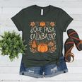 Que Pasa Calabaza Shirt Spanish Teacher Women&#x27;s Heather T-Shirt Heather Forest