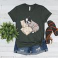 Sleepy Boston Terrier Pajama Men Women Kids Women's Heather T-Shirt Heather Forest