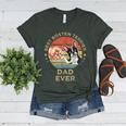 Vintage Best Boston Terrier Dad Ever Dog Father Father's Day Men Girls Kids Women's Heather T-Shirt Heather Forest
