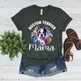 Watercolor Floral Boston Terrier Mama Dog Lover Mother's Day For Men Women Girls Kids Women's Heather T-Shirt Heather Forest