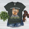 Yorkshire Terrier Yorkie Dog Professional Human Trainer Women's Heather T-Shirt Heather Forest