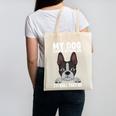 Boston Terrier American Gentleman Dog Lover I'm Well Trained Canvas Tote Bag, American Boston Terrier Gifts, trending gift